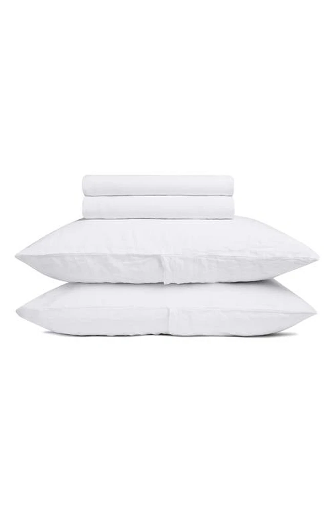 Parachute Linen Sheet Set in White at Nordstrom