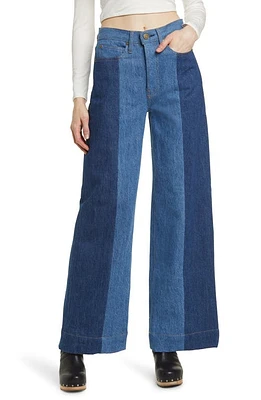 FRAME Atelier Pixie Pieced 1978 Wide Leg Jeans Gale at Nordstrom,