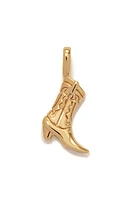 MADE BY MARY Western Boot Charm Pendant in Gold at Nordstrom