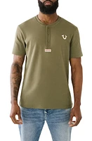 True Religion Brand Jeans Cotton Interlock Henley at Nordstrom,