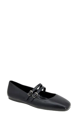 bcbg Harisa Mary Jane Flat Black at Nordstrom,