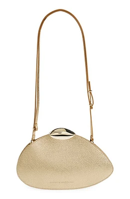 Benedetta Bruzziches Belle de Jour Leather Shoulder Bag in Gold Fusion at Nordstrom