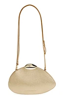 Benedetta Bruzziches Belle de Jour Leather Shoulder Bag in Gold Fusion at Nordstrom