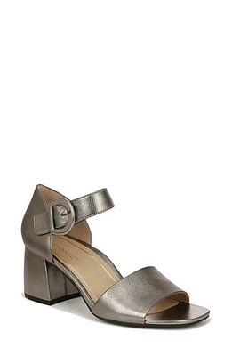 Vionic Chardonnay Block Heel Sandal Pewter at Nordstrom,