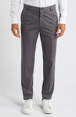 BOSS Kane Cotton Blend Chinos Medium Grey at Nordstrom,