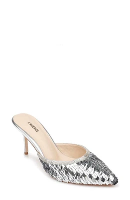 L'AGENCE Juliette Sequin Mule Silver Sequins at Nordstrom,