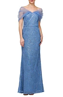 JS Collections Isa Sequin Mermaid Gown Deep Slate at Nordstrom,