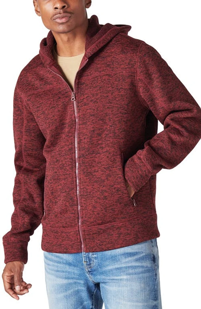 Lucky Brand Los Feliz Front Zip Hoodie Port Royale at Nordstrom,