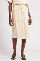 Nordstrom Drawstring Waist Utility Skirt Burnt at Nordstrom,