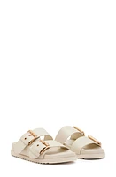 AllSaints Sian Slide Sandal Chalk White at Nordstrom,