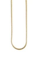 Argento Vivo Sterling Silver Diamond Cut Chain Necklace in Gold at Nordstrom