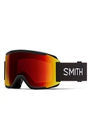 Smith Squad 203mm ChromaPop Snow Goggles in Black /Chromapop Sun at Nordstrom