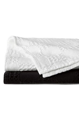 SFERRA Stracchio Set of 2 Kitchen Towels in Black at Nordstrom