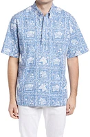 Reyn Spooner Lahaina Sailor Regular Fit Popover Shirt at Nordstrom,