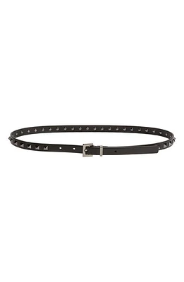 Valentino Garavani Rockstud Leather Belt 0No Nero at Nordstrom,