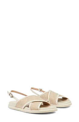 LK Bennett Noa Slingback Sandal Ecru at Nordstrom,