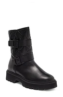 Kurt Geiger London Kingston Quilted Moto Boot Black at Nordstrom,