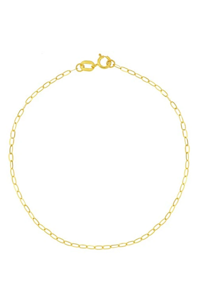 Bony Levy 14K Gold Oval Link Bracelet in 14K Yellow Gold at Nordstrom