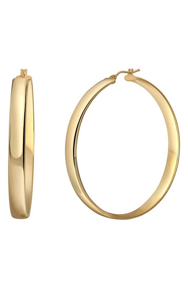 Bony Levy 14K Gold Classic Hoop Earrings in 14K Yellow Gold at Nordstrom