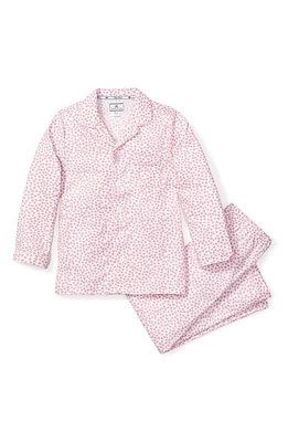 Petite Plume Sweethearts Two-Piece Pajamas Pink at Nordstrom,