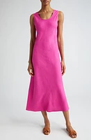 Max Mara Studio Ultimo Sleeveless Scoop Neck Dress in Fuchsia at Nordstrom, Size 14