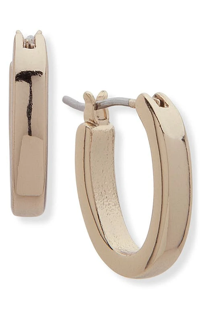 Lauren Ralph Lauren Oval Hoop Earrings in Gold at Nordstrom