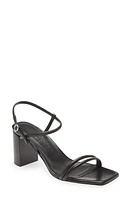 aeyde Helene Ankle Strap Sandal Black at Nordstrom,