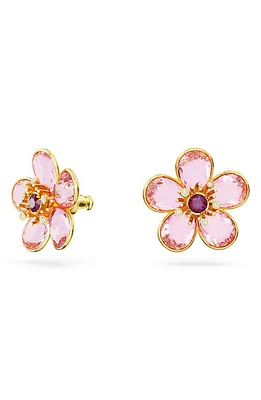 Swarovski Florere Crystal Stud Earrings in Pink at Nordstrom