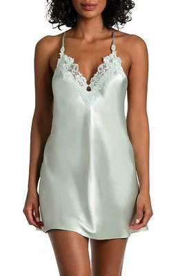 Bloom by Jonquil Adore You Satin Chemise Celadon at Nordstrom,