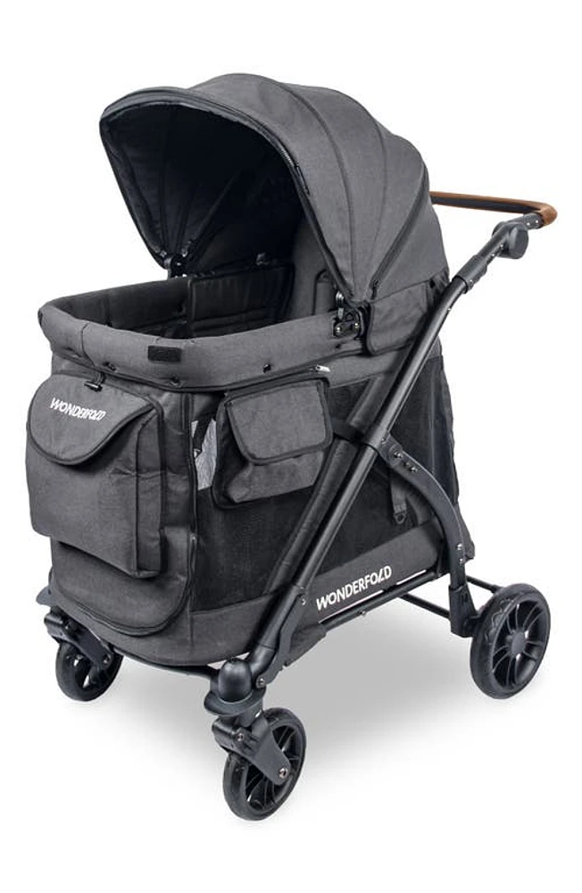 WonderFold M1 Single Stroller in Black at Nordstrom