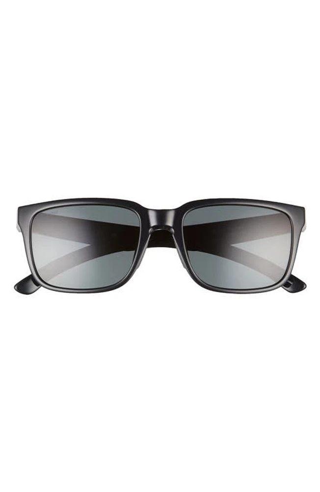 Smith Headliner 55mm Rectangle Sunglasses in Black/Polarized Gray at Nordstrom