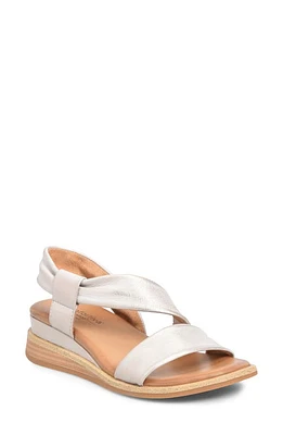 Comfortiva Marcy Wedge Sandal Champagne at Nordstrom,