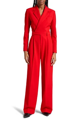 A. L.C. Tatum Long Sleeve Jumpsuit Ruby at Nordstrom,