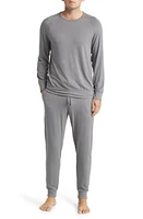 Daniel Buchler Long Sleeve Stretch Viscose Pajama T-Shirt at Nordstrom,