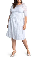 Kiyonna Aurora Lace Dress White at Nordstrom,