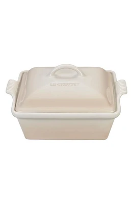 Le Creuset Heritage 2 1/2 Quart Covered Square Stoneware Casserole in Meringue at Nordstrom