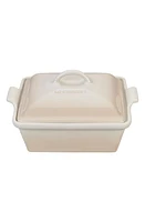 Le Creuset Heritage 2 1/2 Quart Covered Square Stoneware Casserole in Meringue at Nordstrom