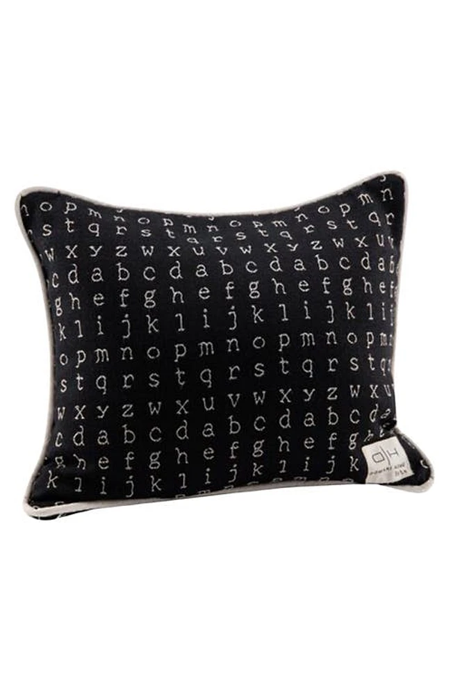 Domani Home ABC Accent Pillow Cover in Black/White at Nordstrom