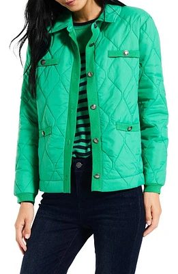 NIC+ZOE Onion Quilted Mixed Media Puffer Jacket at Nordstrom,