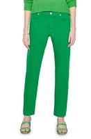 FRAME Le Slouch High Waist Straight Leg Jeans in Grass Green at Nordstrom, Size 25