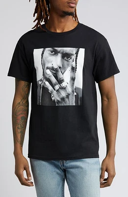 DEATH ROW RECORDS Snoop Dogg Cotton Graphic T-Shirt Black at Nordstrom,