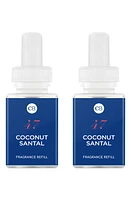 PURA x Capri Blue 2-Pack Diffuser Fragrance Refills in Coconut Santal at Nordstrom