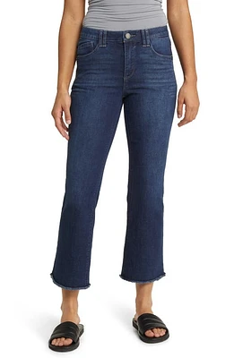 Wit & Wisdom 'Ab'Solution High Waist Crop Flare Jeans Indigo at Nordstrom,