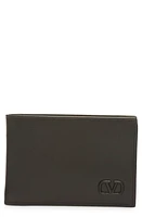 Valentino Garavani VLOGO Calfskin Bifold Wallet in Nero at Nordstrom