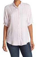 beachlunchlounge Better Late Short Sleeve Shirt at Nordstrom,