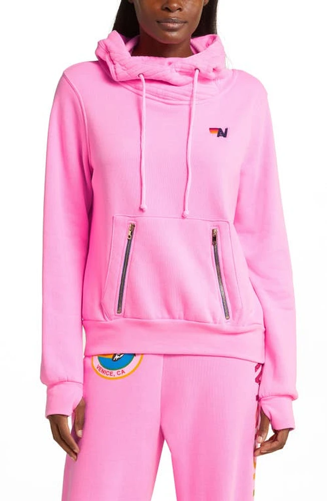 Aviator Nation Bolt Ninja Cotton Blend Hoodie at Nordstrom,