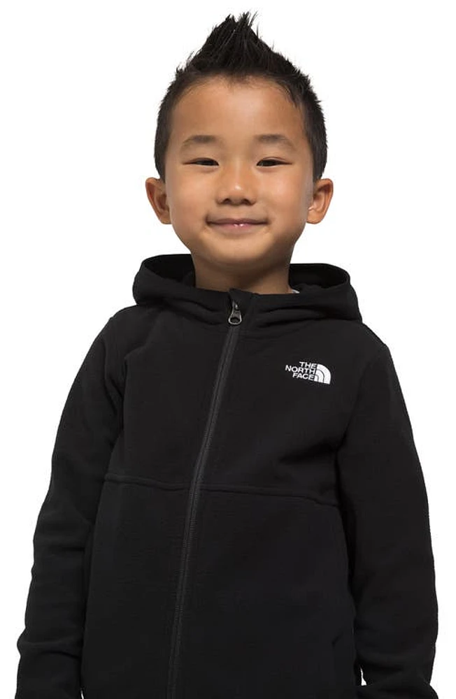 The North Face Kids' Glacier Full Zip Hoodie Tnf Black at Nordstrom,