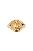 Awe Inspired Aphrodite Signet Ring in Gold Vermeil at Nordstrom, Size 8