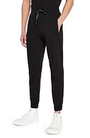 Armani Exchange Milano New York Sweatpants Solid Black at Nordstrom,