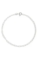 Bony Levy 14K Gold Textured Link Chain Bracelet in 14K White Gold at Nordstrom, Size 7